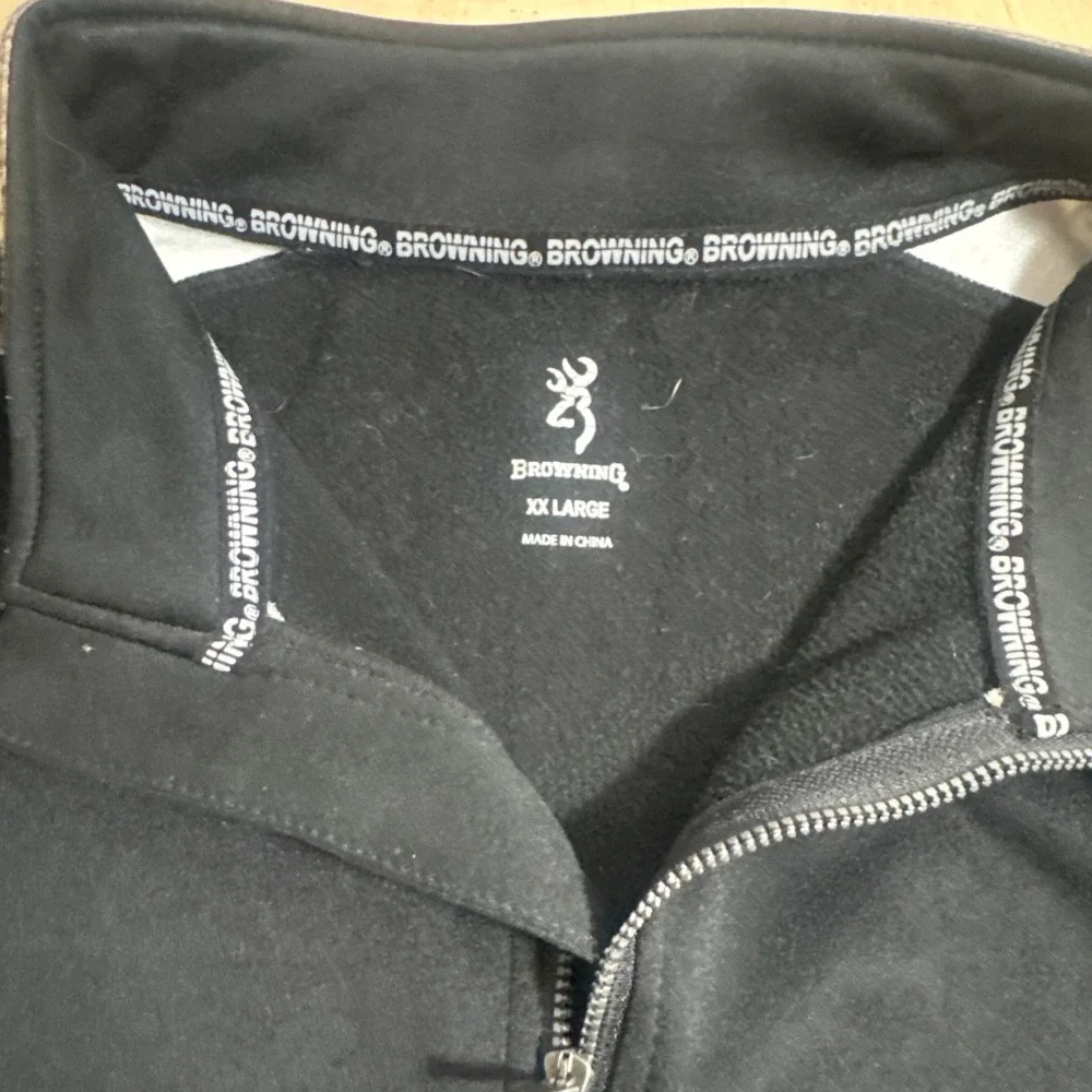 Browning XX Large Camo Jacket Pullover Zip Up Hunting/Outdoors Free Shipping - Picture 3 of 6